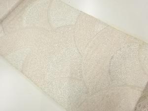 アンティーク 青海波に古典柄模様織出し全通袋帯(材料)